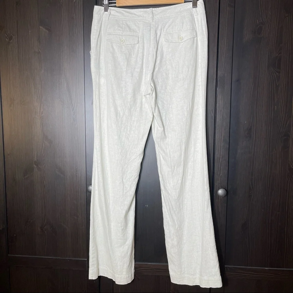 BCBG MaxAzria linen beige summer lightweight pants, size 4 - Picture 12 of 12